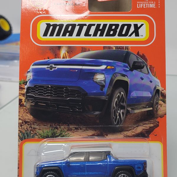 Matchbox 2024 Chevy Silverado EV Blue #12 Mainline 2024 