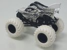 Hot Wheels Monster Jam Dragon Monster Truck 1:64 – Black & White, White Tires