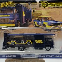 Hot Wheels Premium Team Transport – Fiat 131 Abarth & Second Story Lorry (Car Culture Series)
