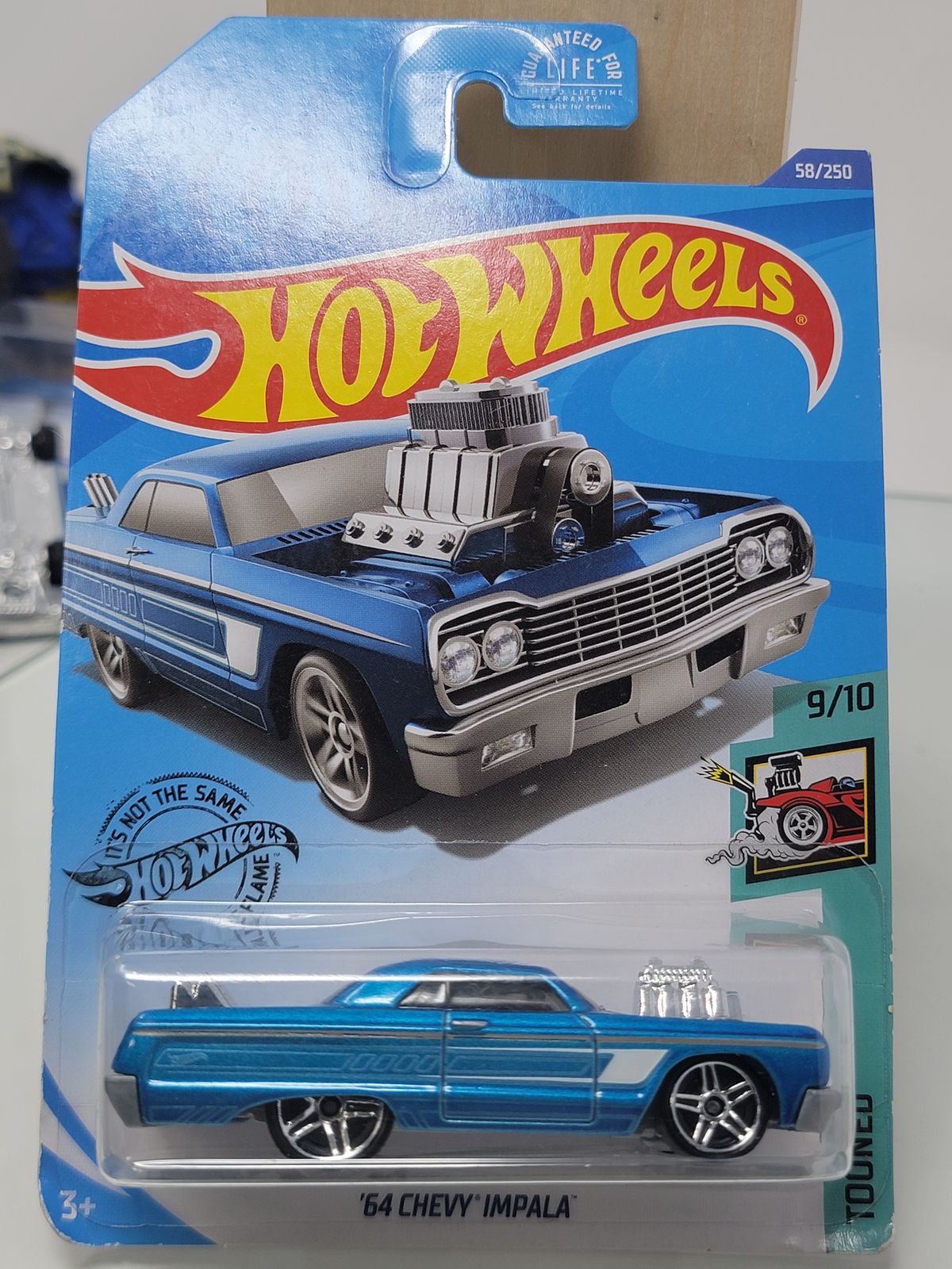 2020 Hot Wheels '64 Chevy Impala #58/250 [Blue] Tooned 9/10