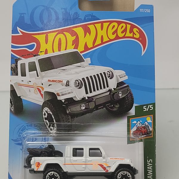 Hot Wheels ’20 Jeep Gladiator – HW Getaways 5/5 – White - Factory Sealed