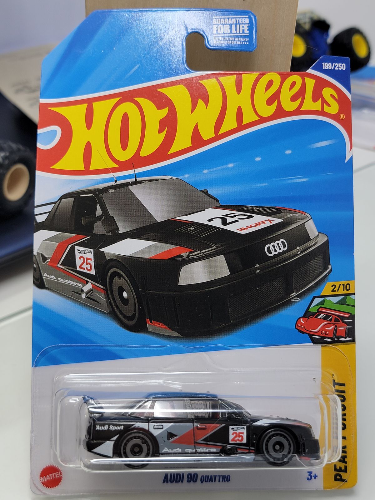 HOT WHEELS 2025 AUDI 90 QUATTRO BLACK 199/250 PEAK PURSUIT 