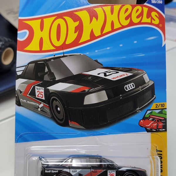 HOT WHEELS 2025 AUDI 90 QUATTRO BLACK 199/250 PEAK PURSUIT 