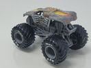 Hot Wheels Monster Jam MAX-D – Gray Body with Flame Graphics & BKT Tires