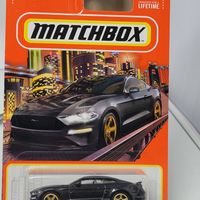 Matchbox 2019 Ford Mustang Coupe – Black with Gold Wheels #78/100