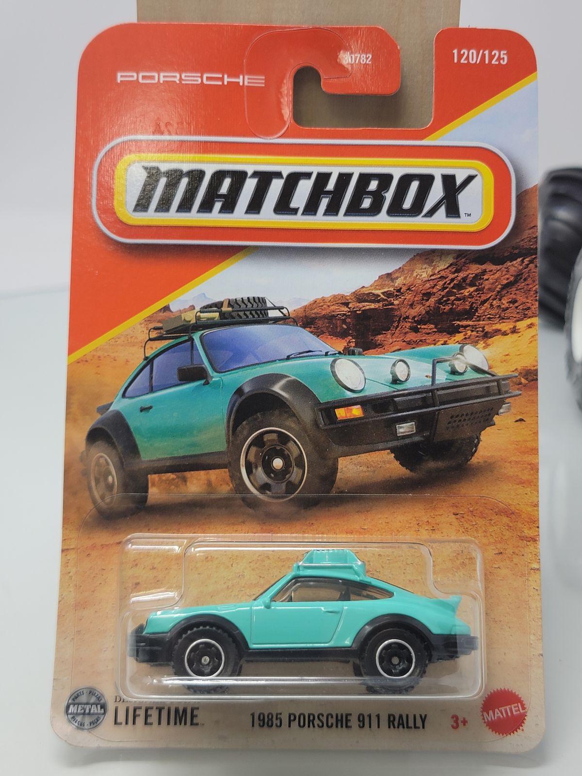 Matchbox 1985 Porsche 911 Rally Green #120 Mainline 2025 Case D 