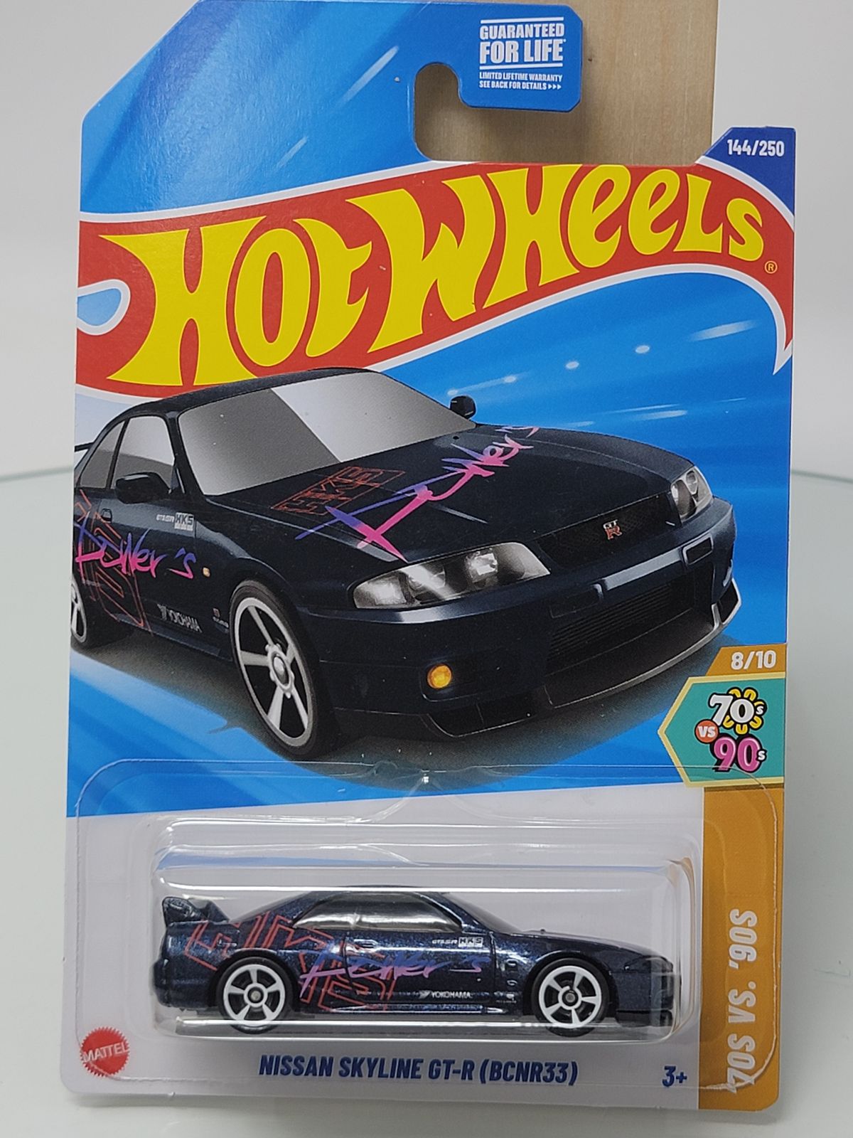 2025 Hot Wheels Nissan Skyline GT-R (BCNR33) HW '70s VS '90s Black Car