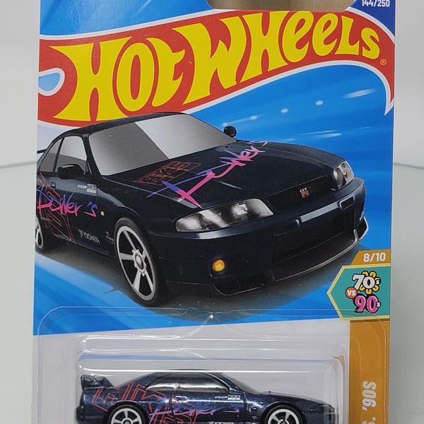 2025 Hot Wheels Nissan Skyline GT-R (BCNR33) HW '70s VS '90s Black Car