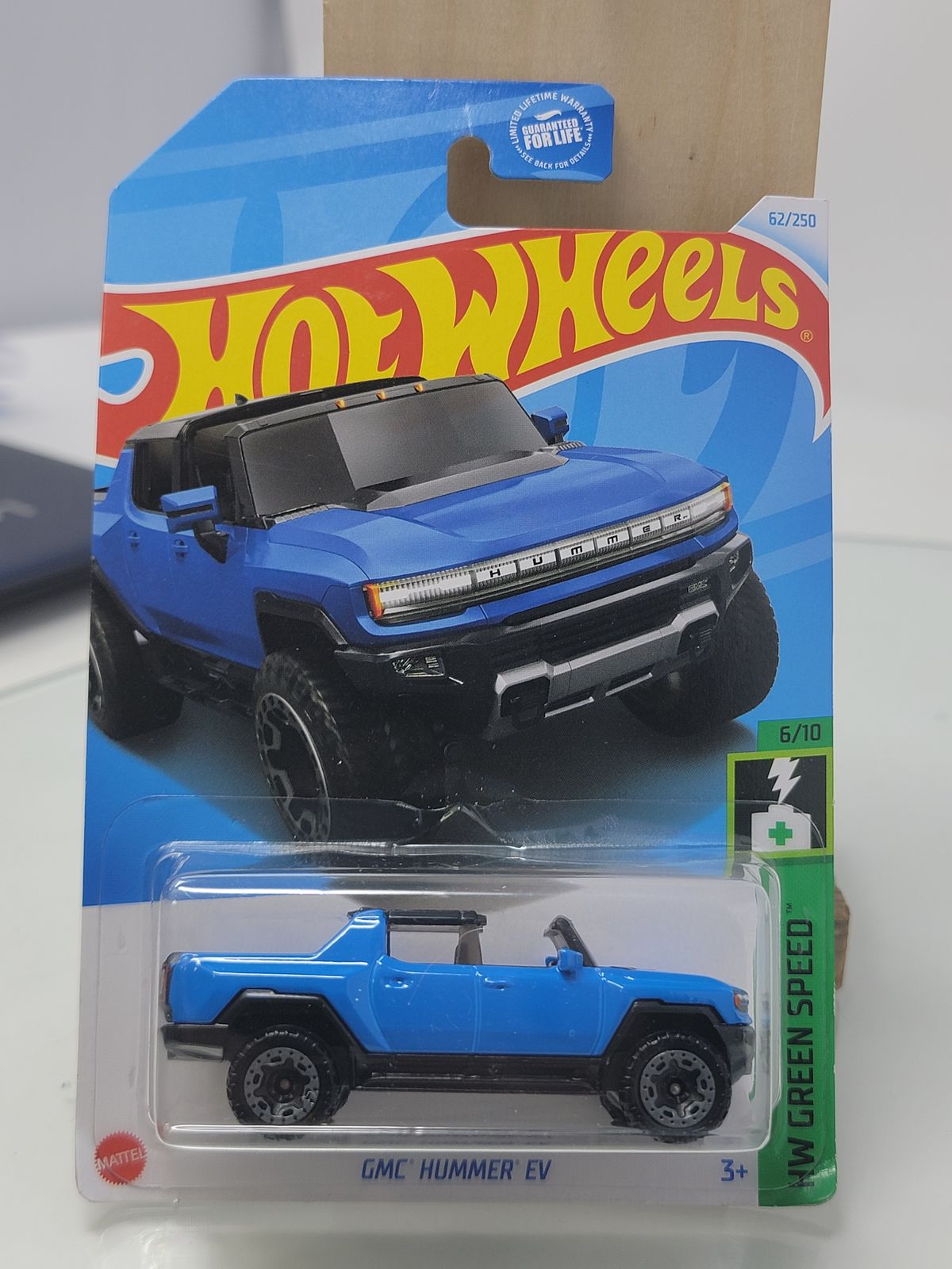2024 Hot Wheels - GMC Hummer EV Blue HW Green Speed