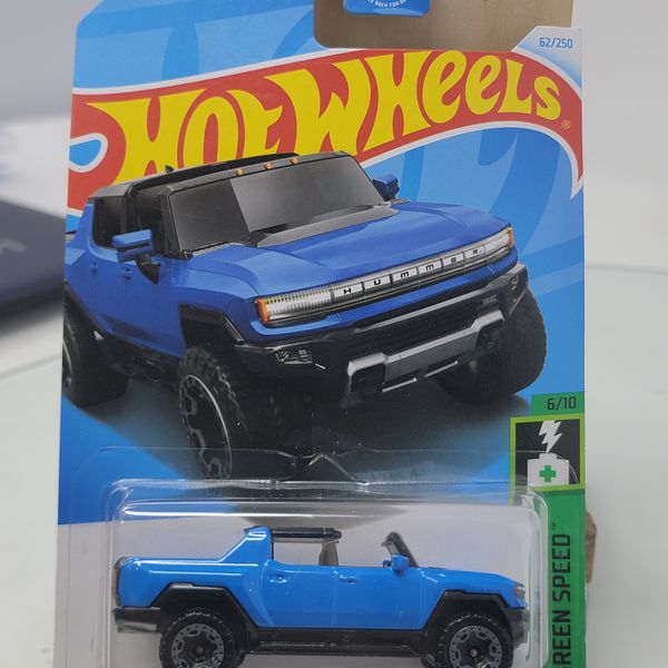 2024 Hot Wheels - GMC Hummer EV Blue HW Green Speed