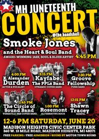 Madison Heights Juneteenth Celebration featuring Smoke Jones Heart & Soul Band