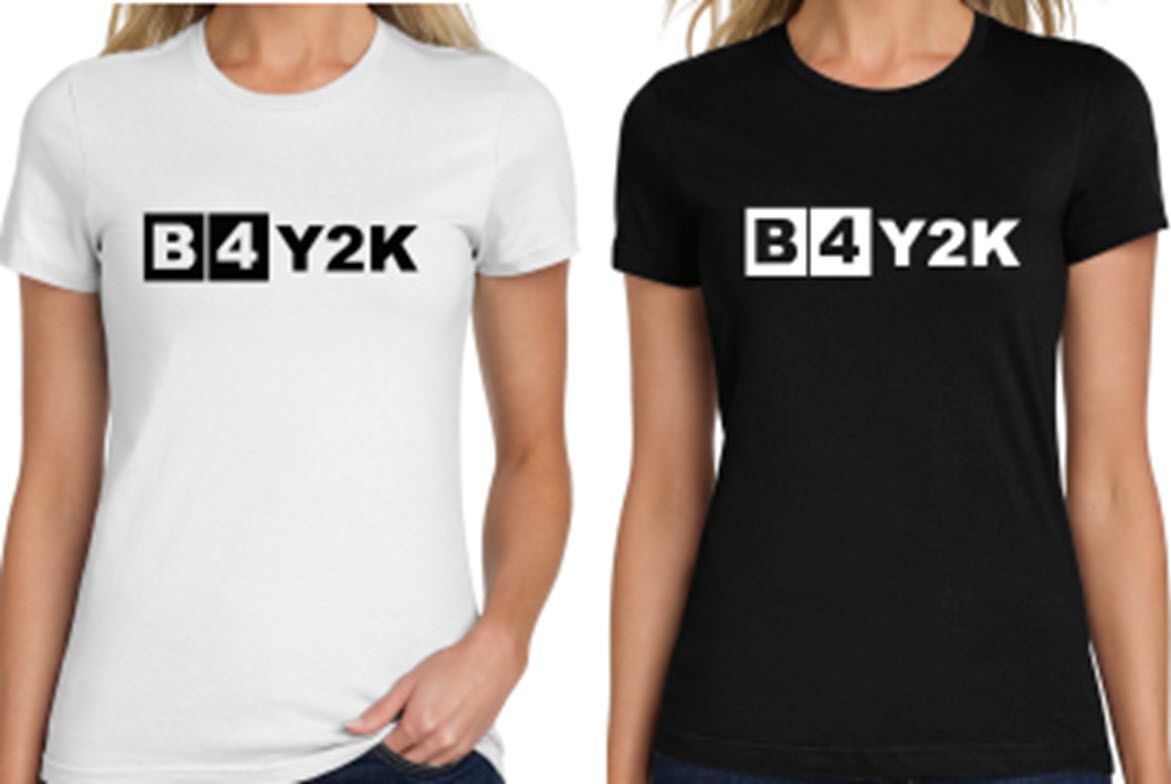 Black & White Logo T-Shirt: Ladies