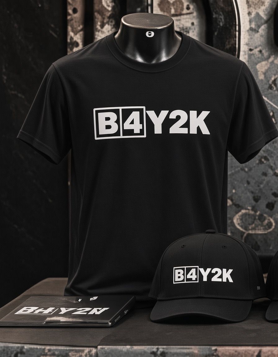 Black & White Logo T-Shirt: Ladies