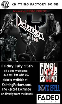 Defenders Of The Faith / Final Underground / Hate Spell / Faded Leroy
