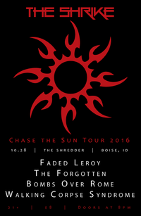 The Shrike / Faded Leroy / The Forgotten / Bombs Over Rome / Walking Corpse Syndrome
