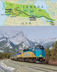 VIA Rail "The Canadian" On Board Artist