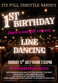 Birthday special line dancing 