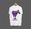 Bandshirt, Herz Icon,  weiss