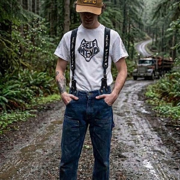 SELF MTVD Logging Rigging Suspenders "Alpha Wolf Edition"