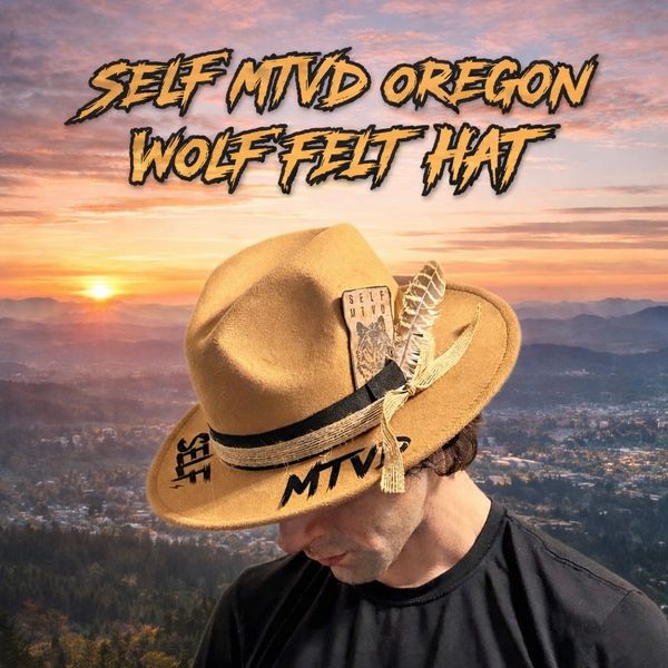 !!!!NEW!!! SELF MTVD Felt Fedora "Big Bad Wolf Of Oregon" Series 
