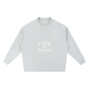 Knitted Round Neck Oversize Sweatshirt