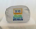 Colorful Cassette logo cross/hip pouch - White