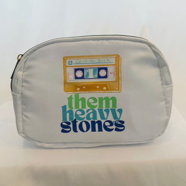 Colorful Cassette logo cross/hip pouch - White