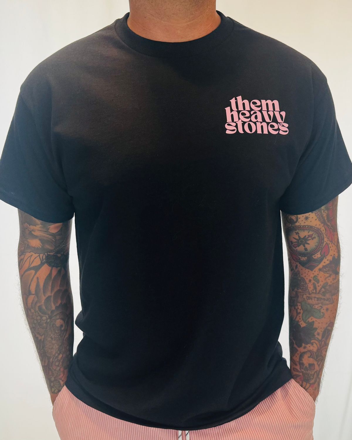 Pink Cassette Black Shirt - 2XL