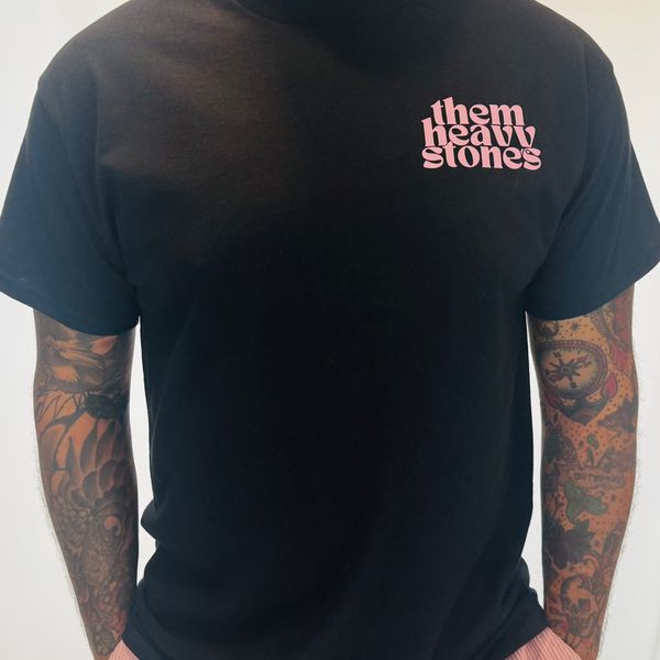 Pink Cassette Black Shirt - Large
