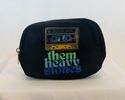 Colorful Cassette cross/hip pouch - Black