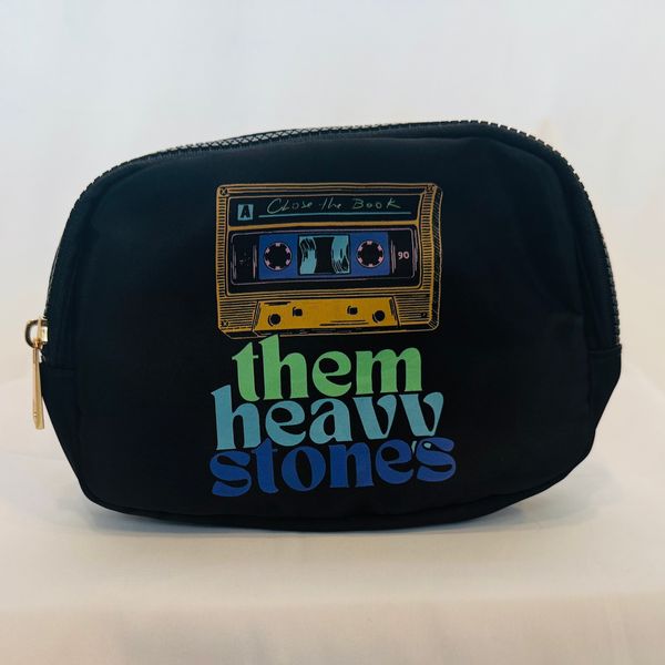 Colorful Cassette cross/hip pouch - Black