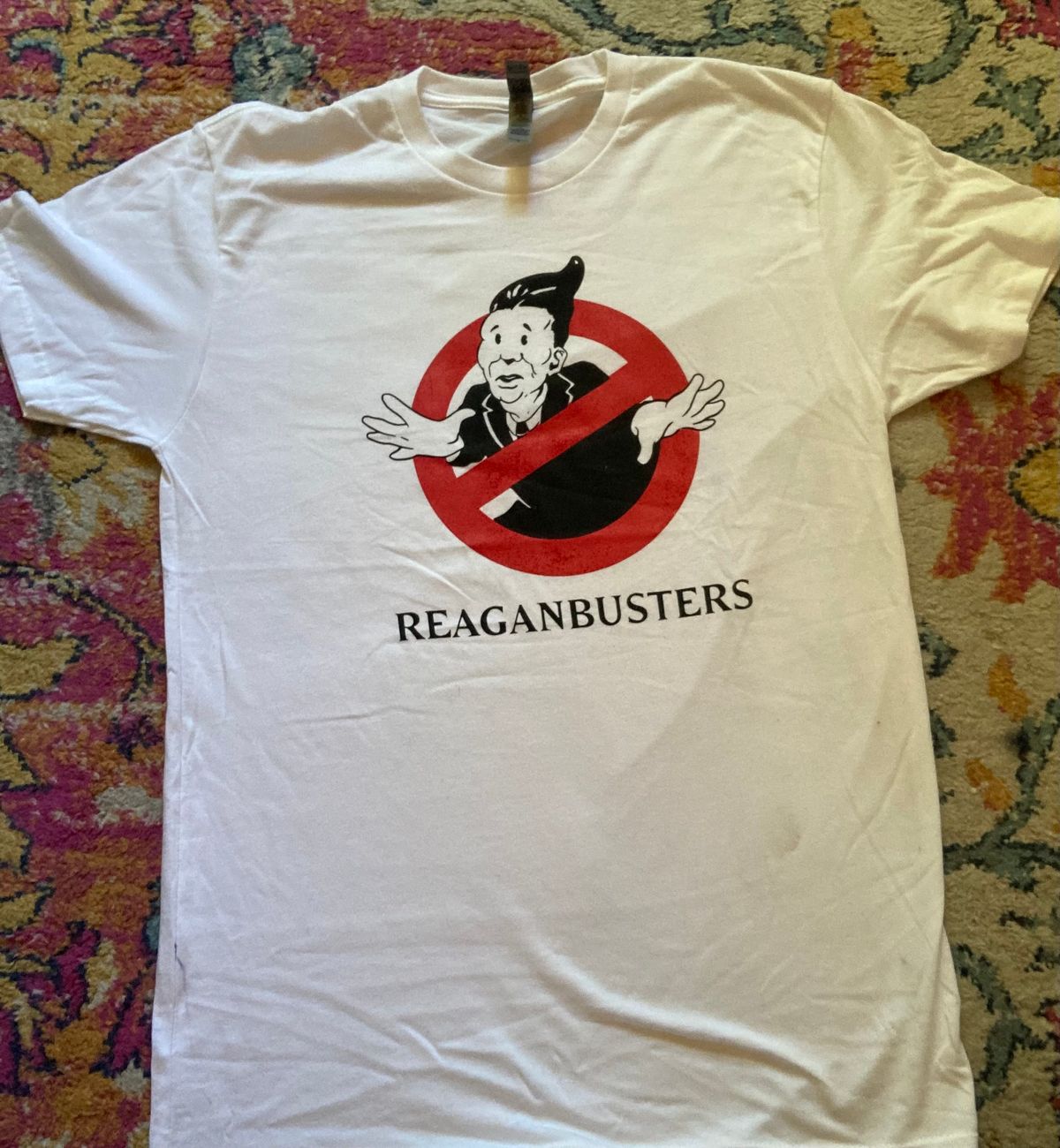 White Reaganbusters T-Shirt