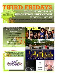 Third Fridays Music Showcase at Innovation Greenhouse