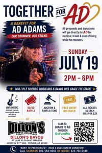 Benefit for AD Adams - ETH & Friends at Together For AD at Lake Pleasant