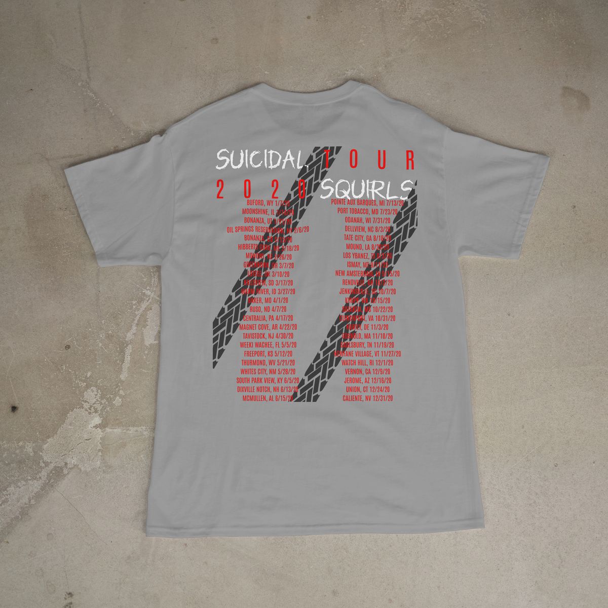 Suicidal Squirls 2020 Tour
