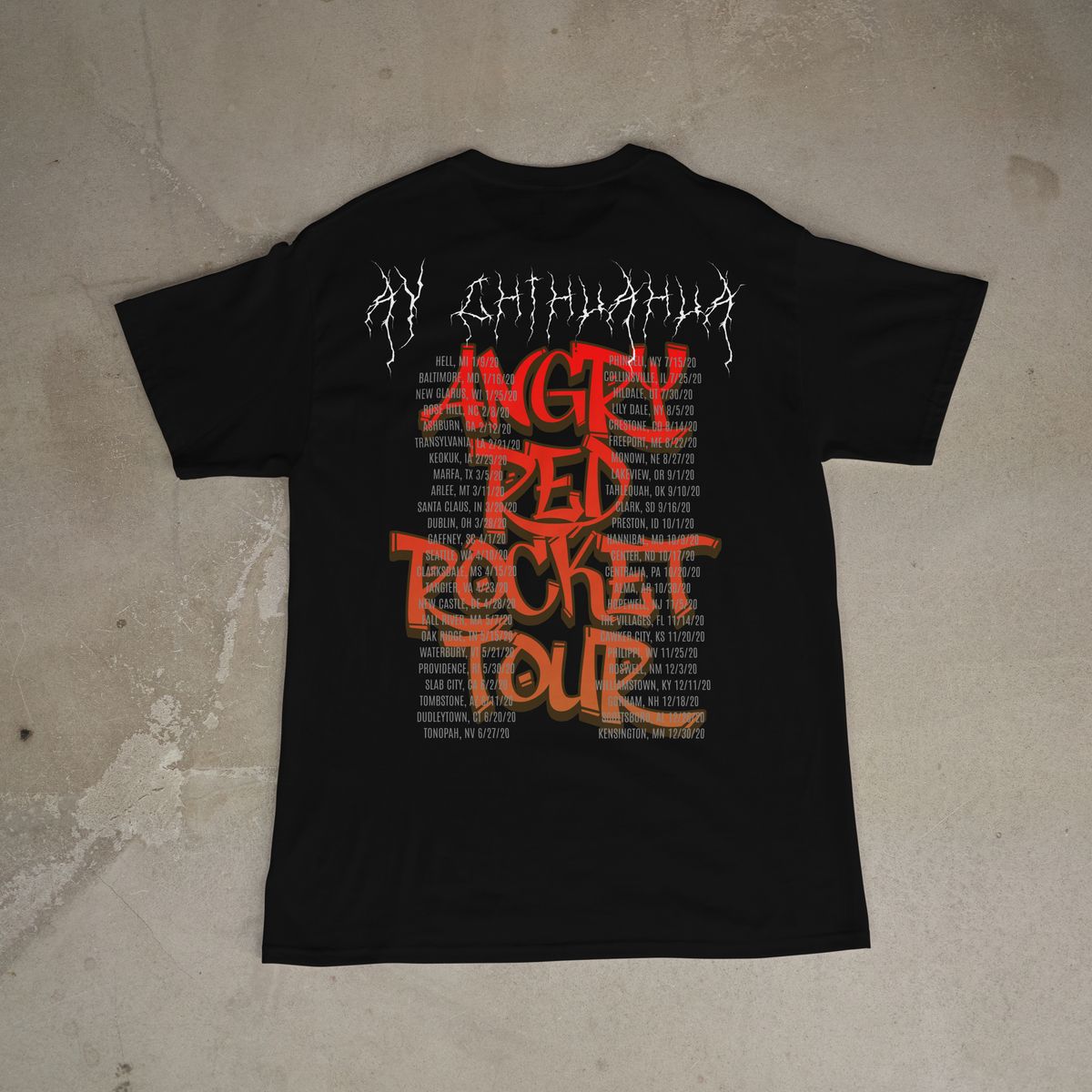 Angry Red Rocket Tour