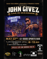 JOHN GIVEZ IN OCEANSIDE - YAMAMOTO BOSS