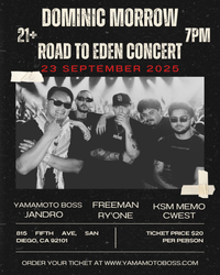 DOMINIC MORROW - ROAD TO EDEN CONCERT