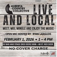 Live and Local Red Deer - Open Mic and Networking
