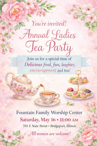 Annual Ladies Tea