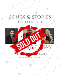 SOLD OUT In The Round with Ari Hest, Drew Bordeaux, and Cydney Chase 