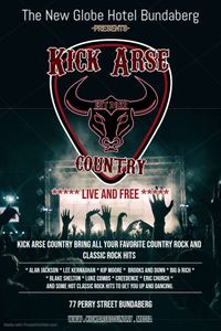 Kick Arse Country Live @ The New Globe Hotel Bundaberg