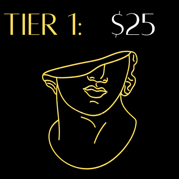 TIER 1: Early release listening party & stickers