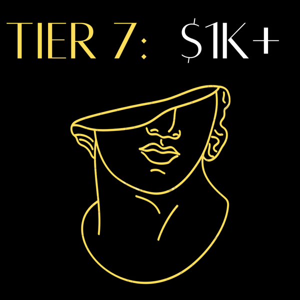 TIER 7: Customized Reward + all Tier 6 rewards