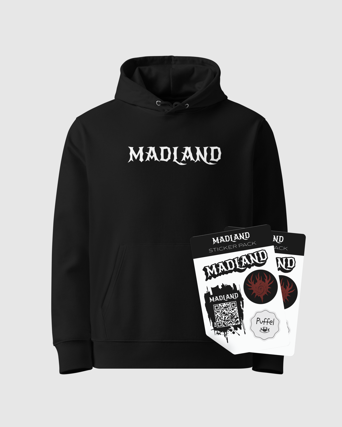 MADLAND Hoodie + Debut Sticker Pack