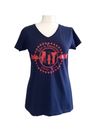 AIT "100% Rock" Thunderbolt V-Neck T-Shirt