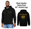 AIT Hoodie - Black and Yellow (XL)