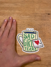 Sad Girl Tears Mug Sticker