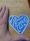 I Guess I Fucking Care Heart Sticker