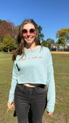 'Maybe We Could Not' Cropped Fleece